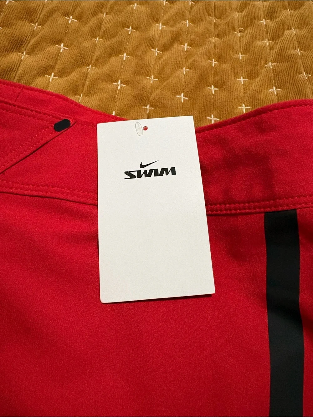 Nike Men's Red Swim Trunks